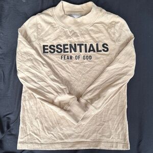 Fear of God Essentials Tan Crewneck Sweater